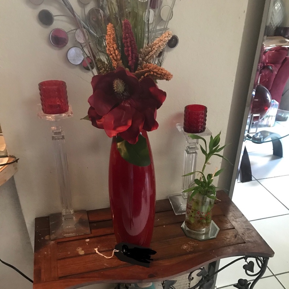 Oval vase